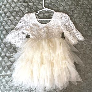 Custom (Etsy) flower girl dress Size 2-3